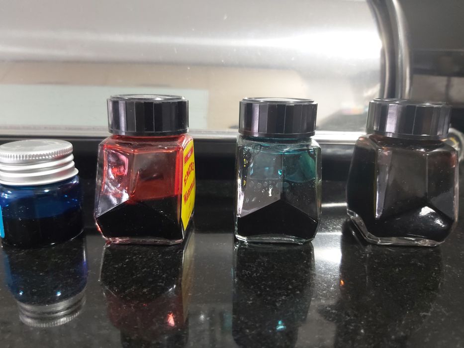 Vendo tinteiros para caneta permanente Waterman, OASO e Pilot