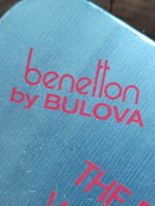 Benetton by Bulova, lata 80 te ub.wieku