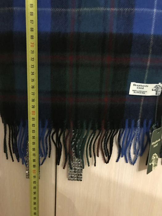 Шарф чоловічий  теплий 100% Lambswool ,виробництво Шотландія .