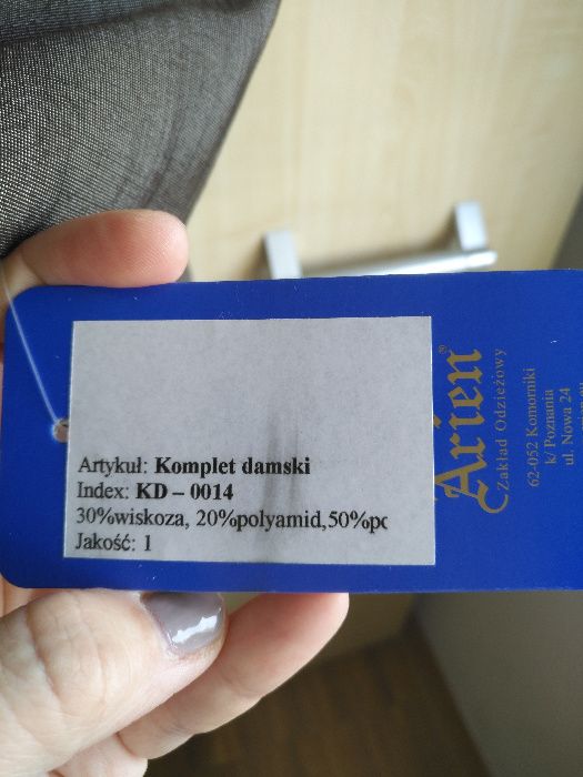 Nowa garsonka damska