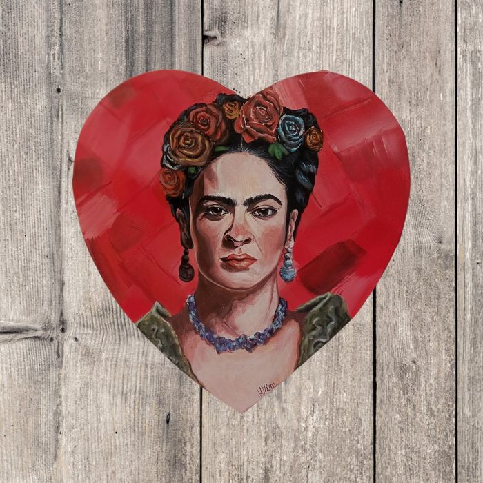 Obraz, akrylowy, Frida. Serce