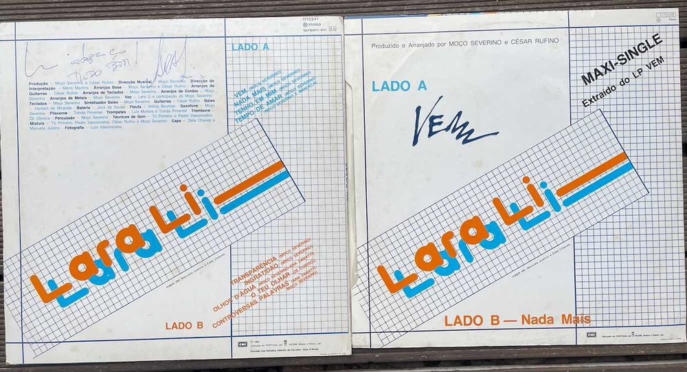 Lara Li, Vem disco vinil