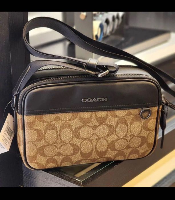 Чоловіча сумка COACH мужская сумочка коач оригинал