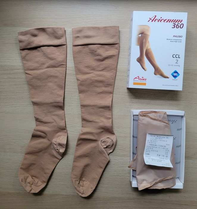 Avicenum 360 phlebo ccl2 podkolanówki uciskowe medyczne
