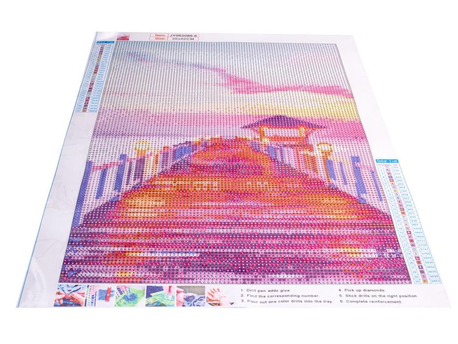 haft diamentowy diamond painting mozaika diamentowa zestaw 5d molo