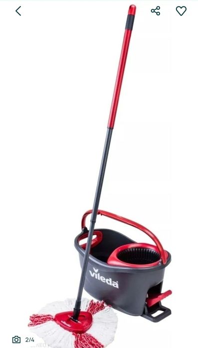 MOP obrotowy VILEDA TURBO 2W1! Nowy! GRATIS!