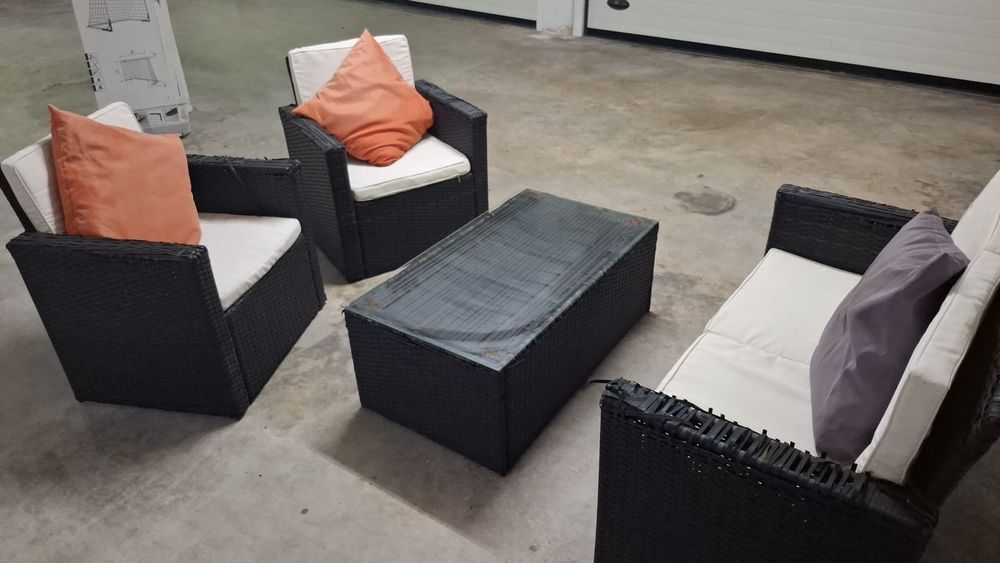 Conjunto de jardim/varanda (4 peças)