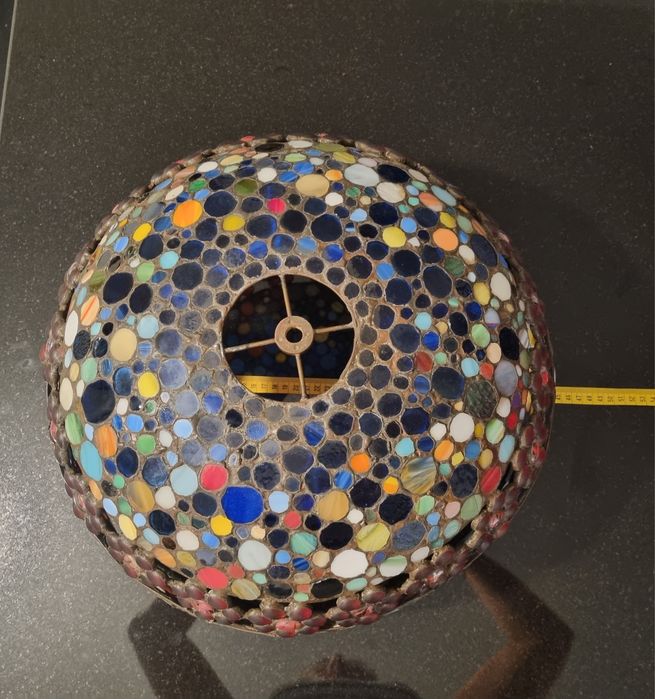 Lampa witrażowa sufitowa