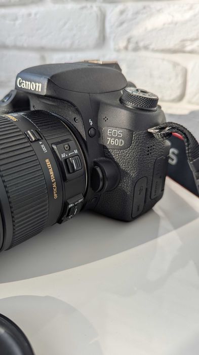 Фотоапарат Canon EOS 760D + Обʼєктив 17-50мм + сумка