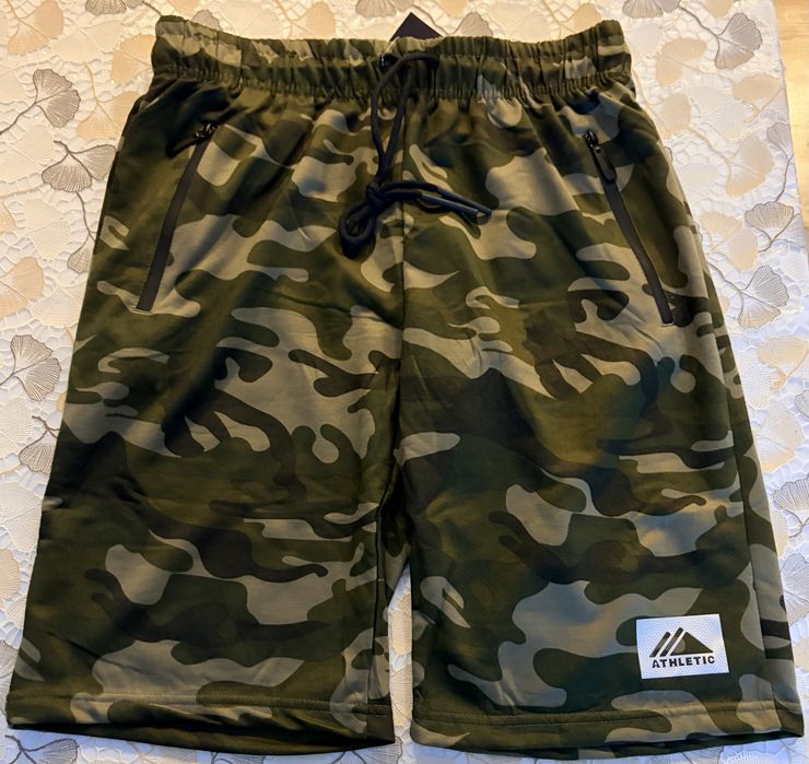 Spodenki Krótkie Męskie Must „Athletic” L/XL  moro nowe