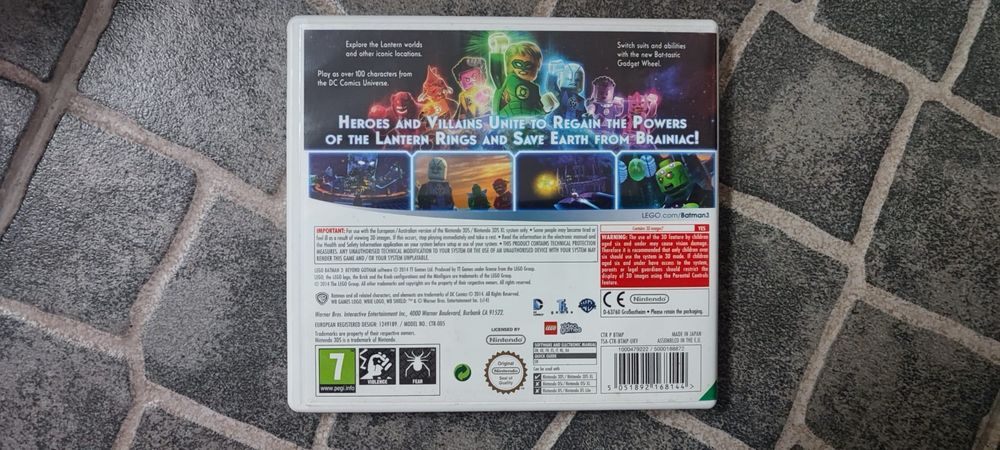 Capa para jogo Batman 3 Beyond Gotham 3DS