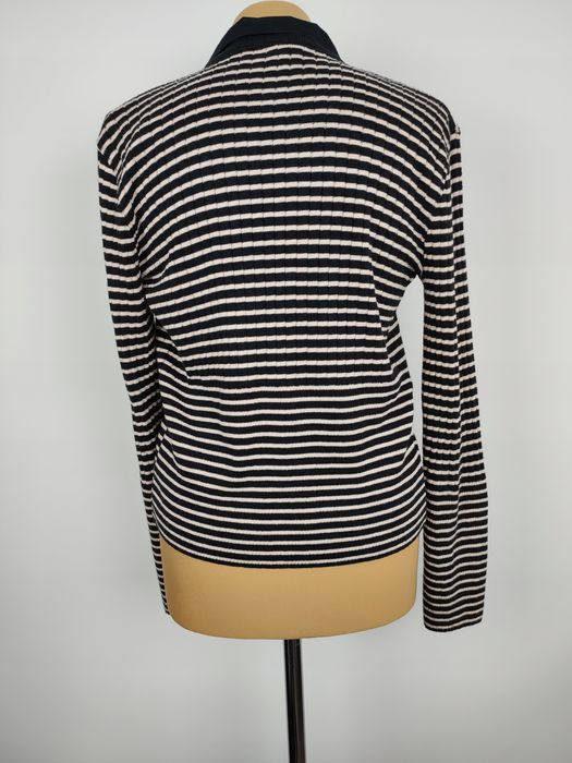 James lakeland damski sweter narzutka w paski r.44