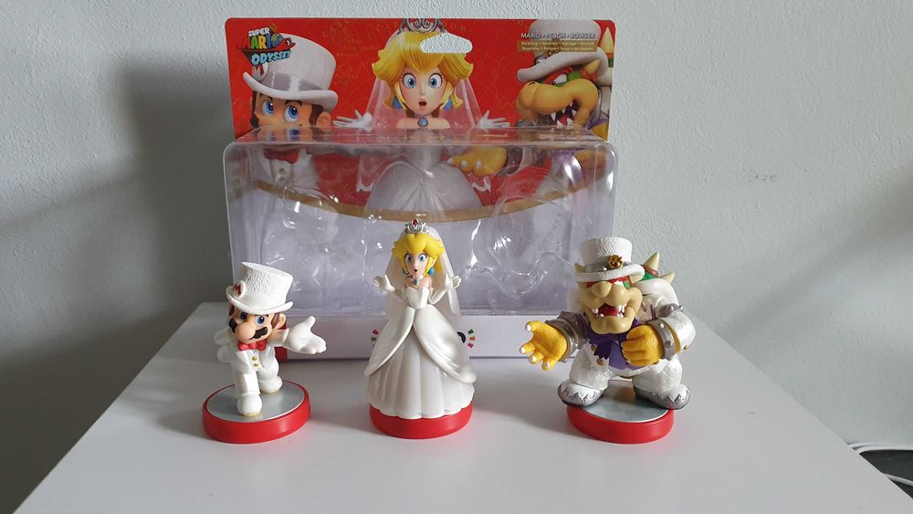 Amiibo Wedding set - Mario, Bowser, Peach