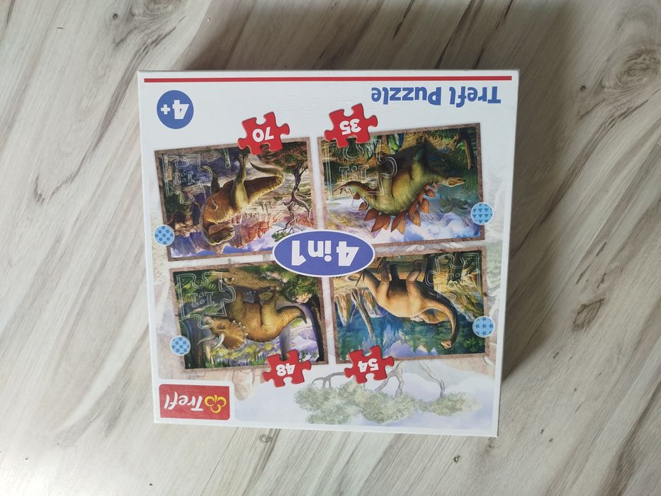 Puzzle dla dzieci - 4+- bez jednej planszy