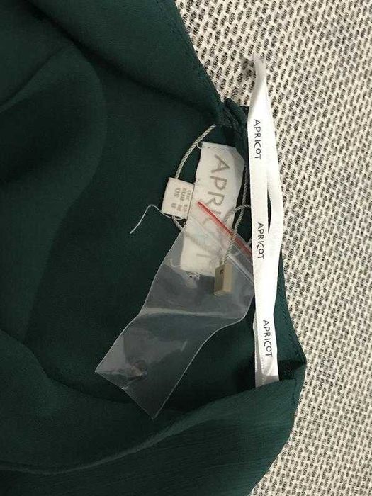 Блуза кофта-блуза изумрудная apricot широкая