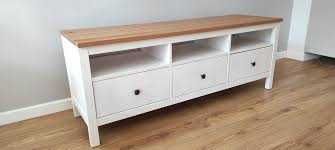 Szafka TV IKEA Hemnes biała/jasnobrązowa r.148x47x57 cm-dostawa gratis