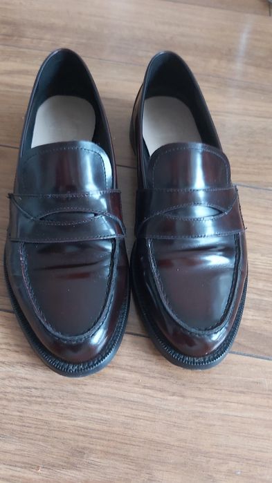 Mokasyny lakierowane Massimo Dutti