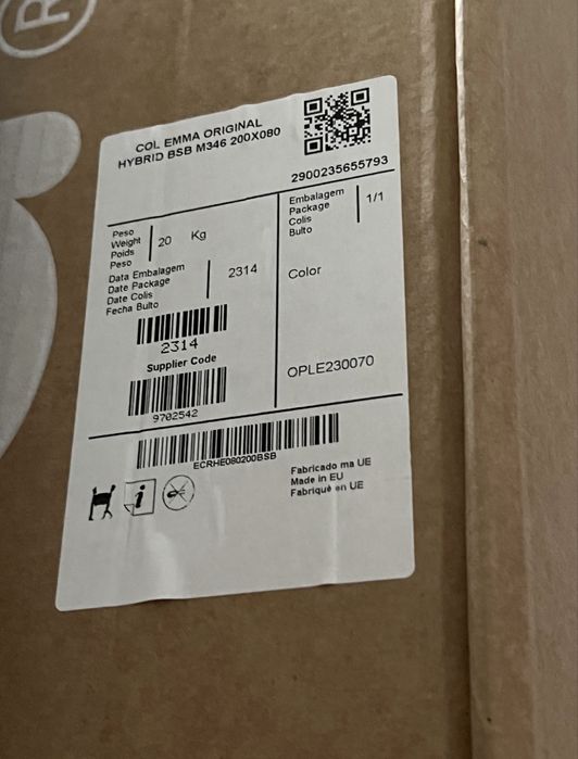 Colchã novo Emma - cama solteiro