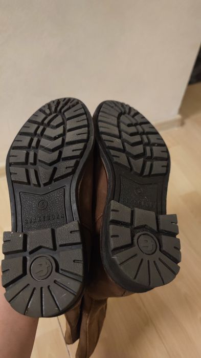 Brakeburn botki oficerki kozaki nowe nubuk skóra naturalna camel 5 38