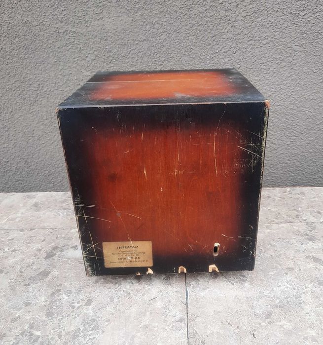 83 Stary zegar Infratam Tammeter pomiar oglądalności TV lata 60te