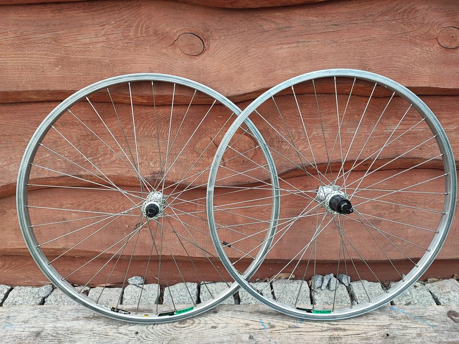 Komplet kół rowerowych Weinmann BCX3 Epple 26" Shimano STX RC MC33 7s Retro MTB