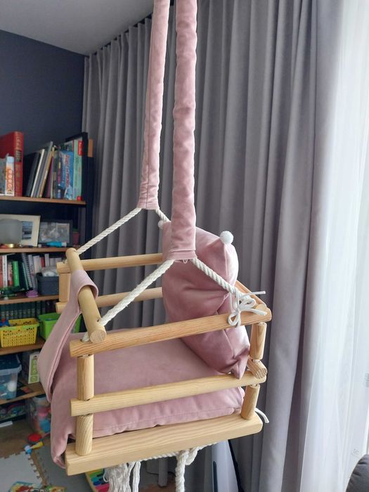 Huśtawka velvet + tablica manipulacyjna