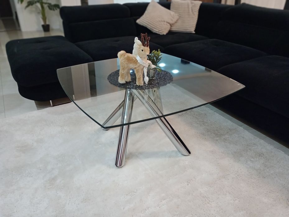 Szklany stolik 80x80