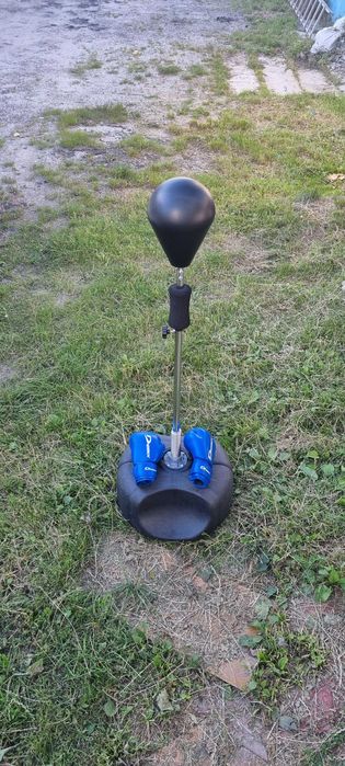 Підлогова боксерська груша 160 см. Органічна шкіра. Ідеальний стан