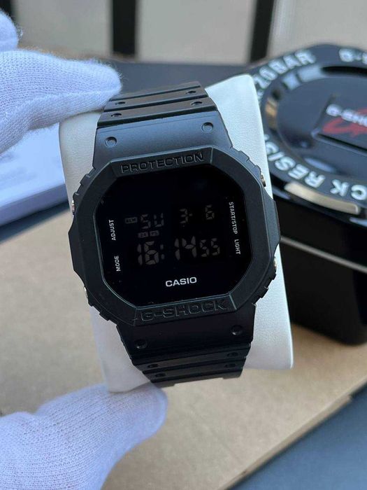 Годинник Casio G-Shock DW-5600 Total Black | часы мужские касыо | A159