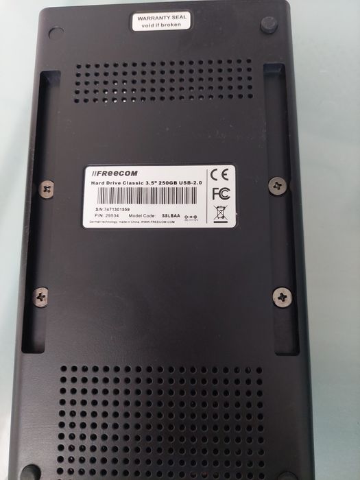Зовнішній HDD диск Freecom Hard Drive Classic "3.5" 250GB USB 2.0