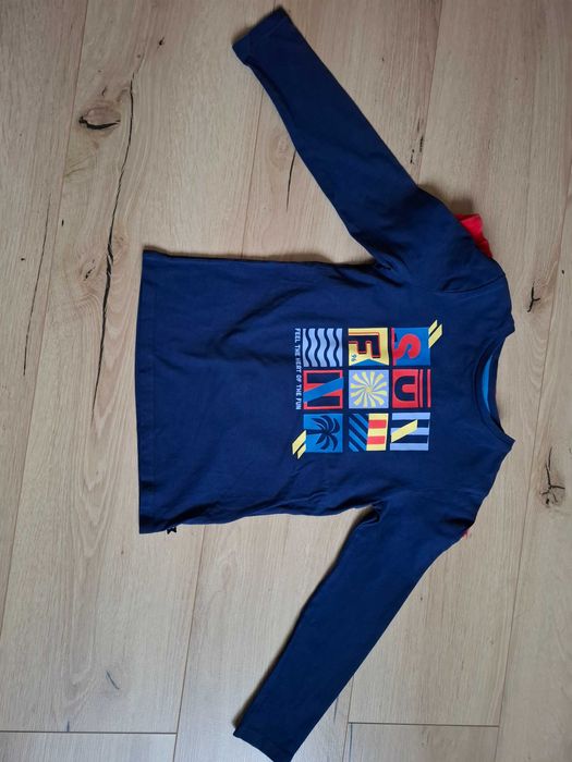 Komplet r.122/128 H&M Okaidi Next spodnie dresowe Slim Fit r.128