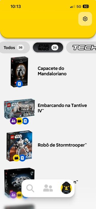 Vários legos StarWars
