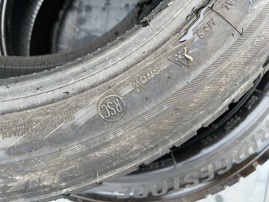 2x BRIDGESTONE BLIZZAK LM001 rsc 225/55 R17 5,5mm