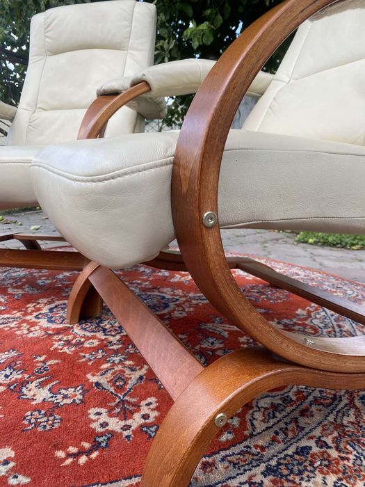 Шкіряні крісла качалки