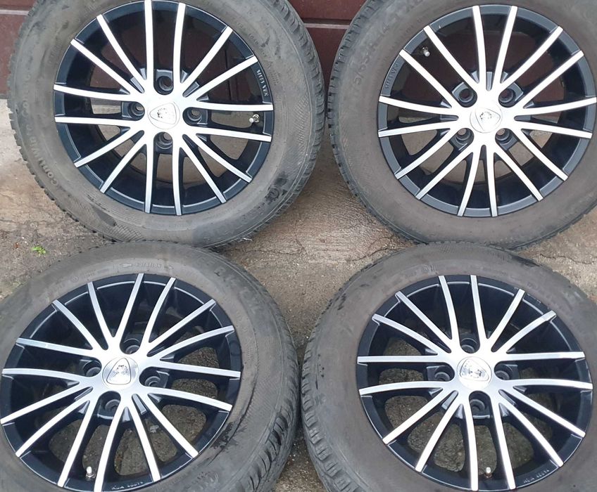 Alufelgi Aluett 14 4x100 5.5J ET 45 czarne Opel Honda Mazda Toyota MG