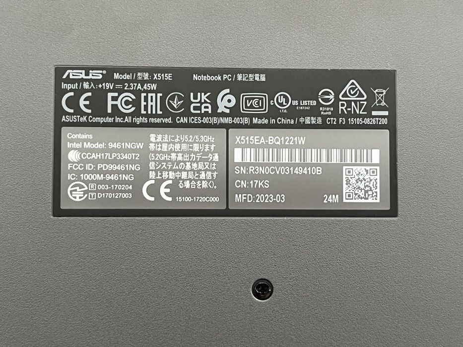 Asus model X515E