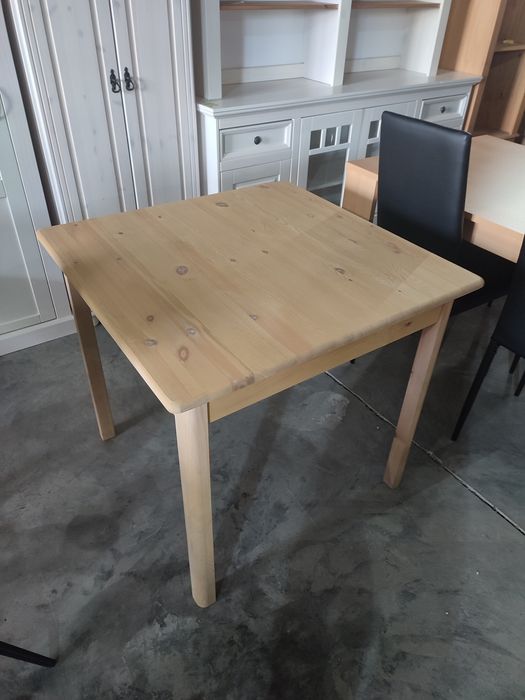 Stół drewno sosna 80x80 naturalny