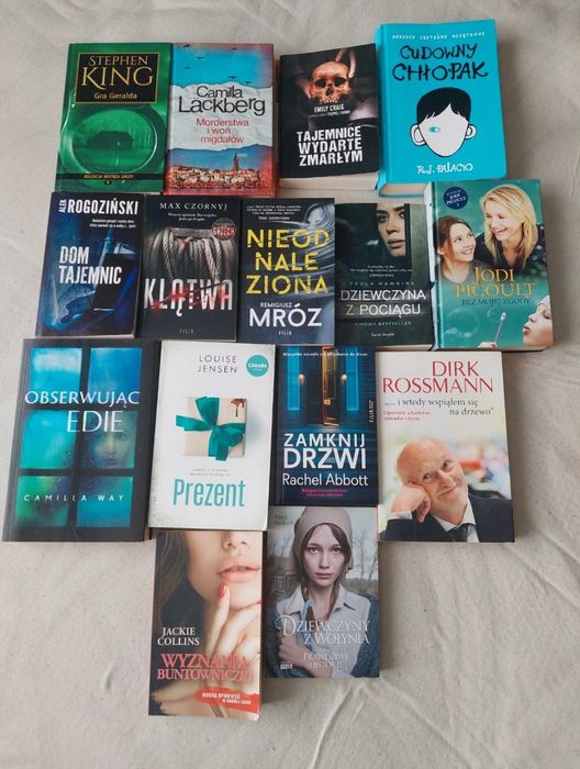 Duży zestaw książek 15 szt