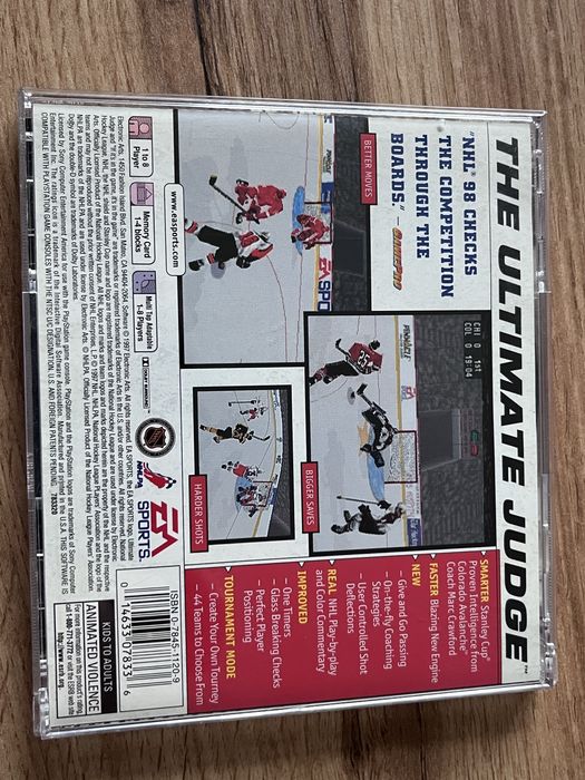 Gra PSX NHL 98 kompletna