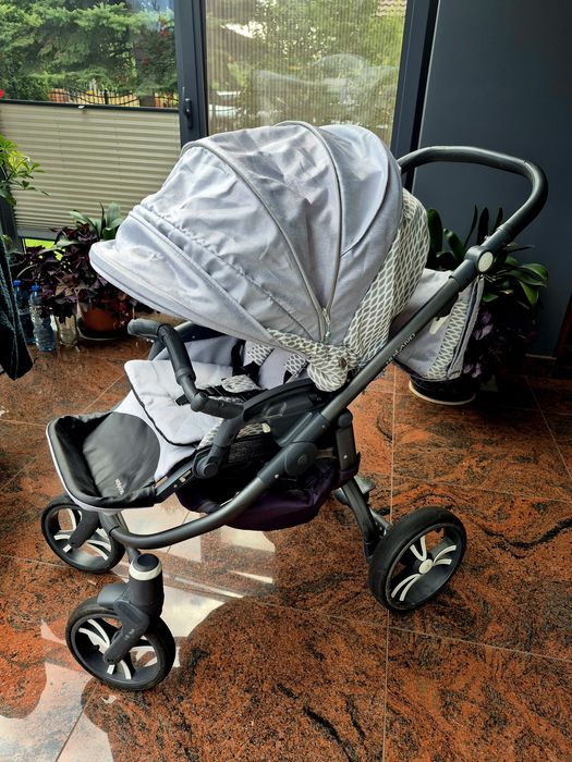 Wózek dziecięcy Bebetto Holland 2w1  (gondola / spacerówka + adaptery)