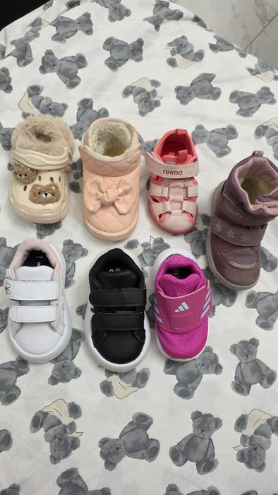 Красовки Adidas,  сандалии reima, ботинки  superficial, next утепление crocs