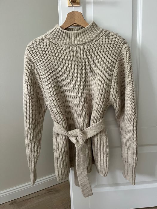 Sweter Zara beżowy