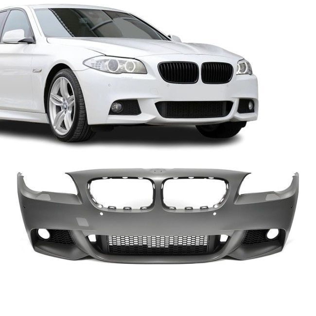 KIT COMPLETO PARACHOQUES PÁRA-CHOQUES FRONTAL + TRASEIRO + EMBALADEIRAS  BMW SÉRIE 5 F10 CARRO F11 CARRINHA PACK M  COM TODOS OS ACESSÓRIOS NOVO CAIXA