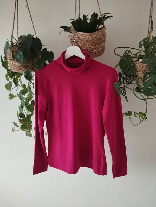 Bluzka golf amarantowy, basic r.M 38 Gerry Weber