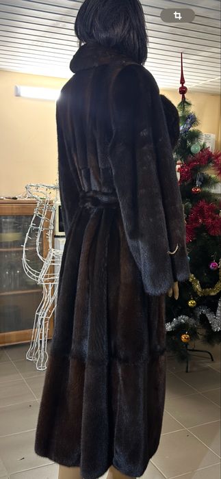 Рр 48-50. Норковая шуба в пол. Skandinavia Furs