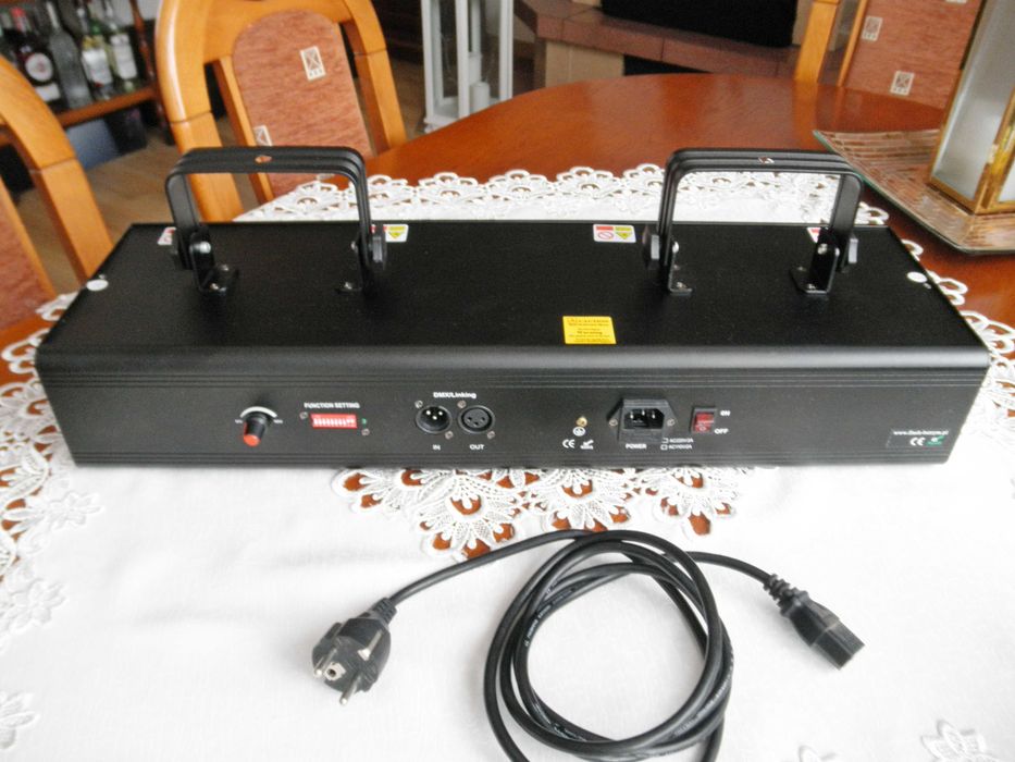 LASER FLASH BUTRYM Four Heads RGBY Beam Laser Light. Stan IDEAŁ.