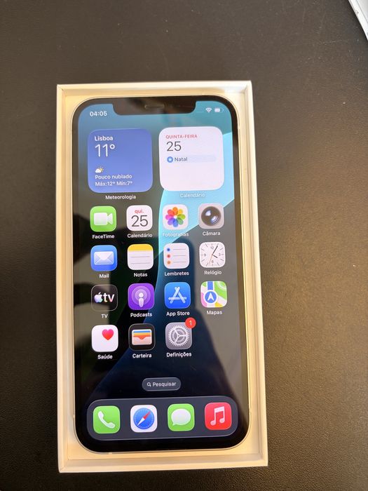 Iphone 12 64 gB com caixa