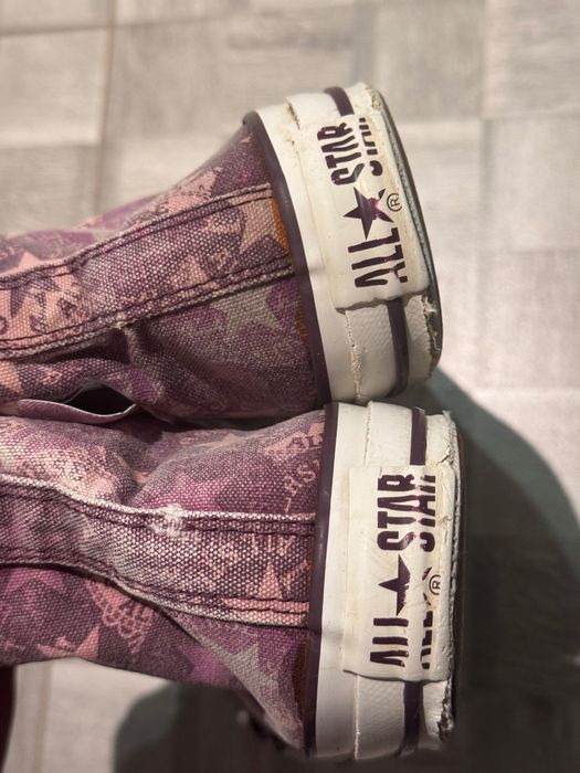 Trampki wysokie CONVERSE 39,5 25cm Chuck Taylor All Star fioletowe