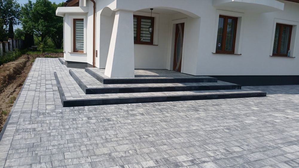 Brukarstwo /Układanie kostki brukowej