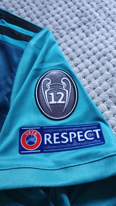 Komplet Piłkarski Real Madryt 2017/18 Dziecięcy Ronaldo 7 Krótki Rękaw